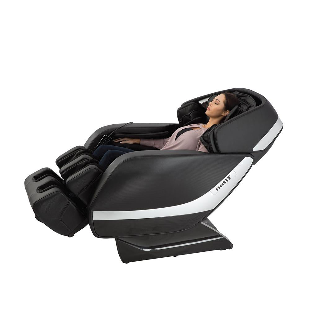 Titan Pro Jupiter XL 3D Massage Chair - Zero Gravity position with the model