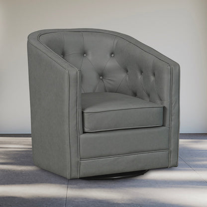 Caddo Swivel Chair [Leathaire]