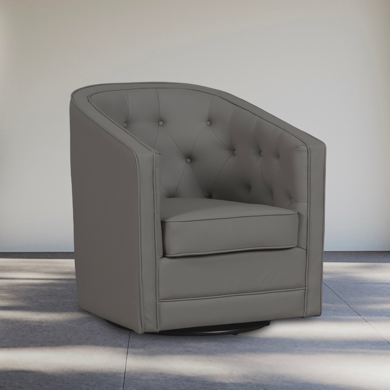 Caddo Swivel Chair [PU Leather]