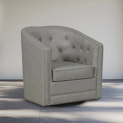 Caddo Swivel Chair [Leathaire]